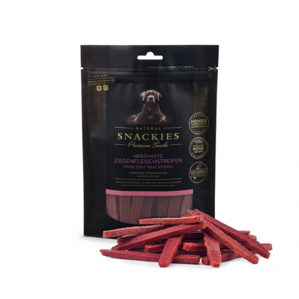 SNACKIES Herzhafte Ziegenfleischstreifen